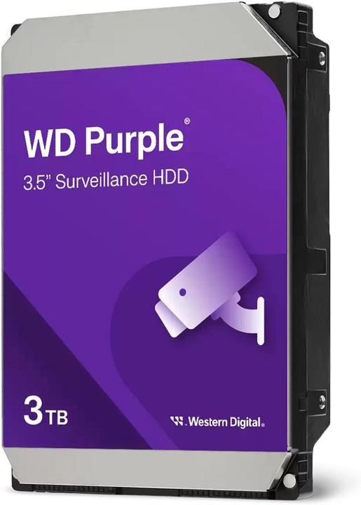 Produktbild WD Purple 3TB SATA 3.5inch HDD (3 TB, 3.5")