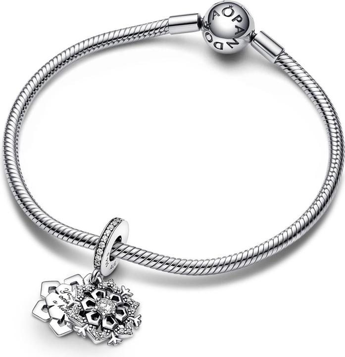 Image du produit Pandora Schneeflocke (Argent sterling 925, Verre)