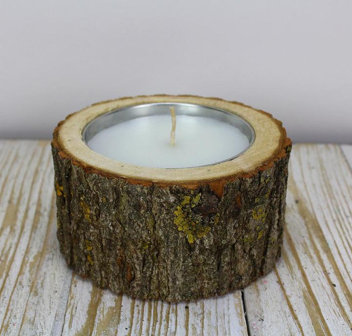 Produktbild Natura Punto Kerzenhalter Windlicht Baumstamm