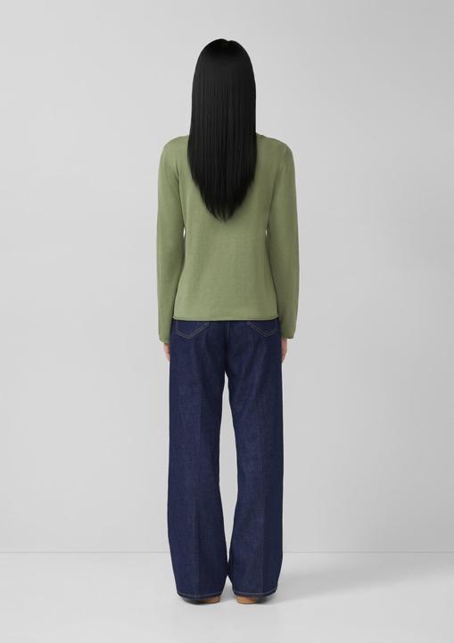 Produktbild s.Oliver Strickpullover Feinstrickpullover mit Rollkanten (38)