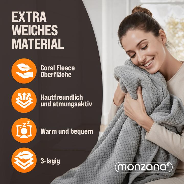 Actual product image Monzana Heated Mattress Pad (150 x 80 cm)