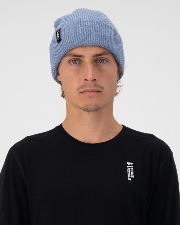 Actual product image Mons Royale Chunky Logger Merino Beanie (One size)
