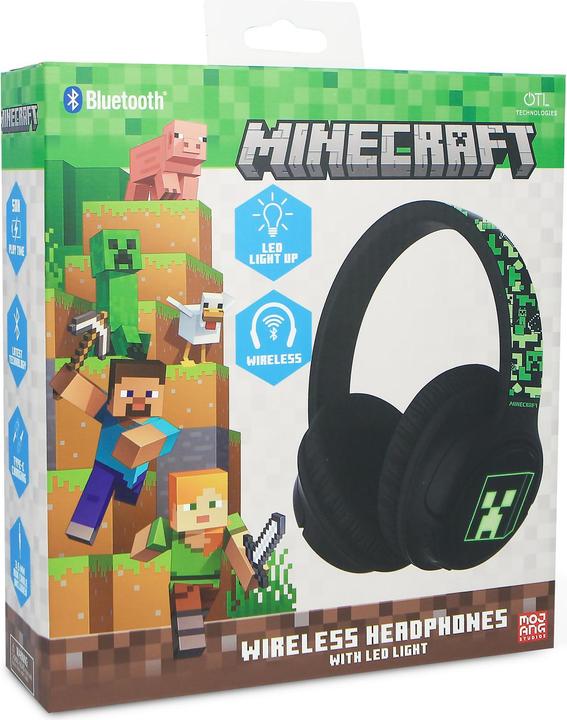 Produktbild OTL Minecraft Wireless headphones with LED Light