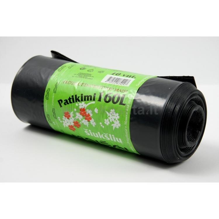 Nenurodyta Sacchetti per la spazzatura Plasta Prof., 160l/10pz, 40mikr, LDPE, Sacchi dell'immondizia