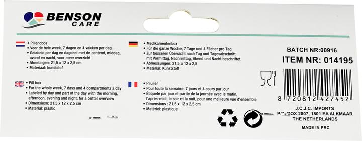 Produktbild Benson Care 7 Tage