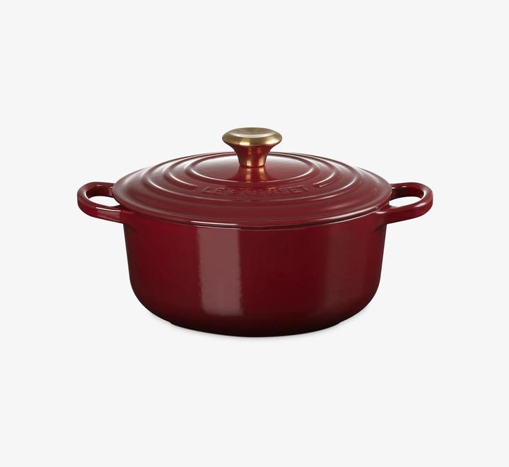 Produktbild Le Creuset Signature (24 cm, Bräter + Schmortopf, Gusseisen, Emaille)