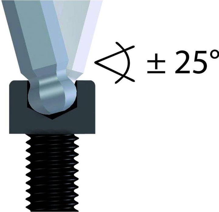 Produktbild Gedore H 42 KEL-88 Winkelschraubendreher-Satz XL Kugelkopf im Halter 8-teilig 2-10 mm