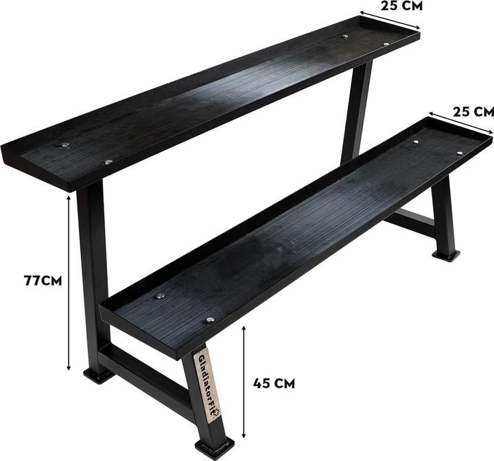 Gladiatorfit Rack de rangement pour kettlebell