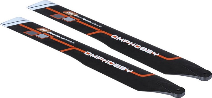 Image du produit OMP Hobby Pales de rotor principal Orange M2 - Evo