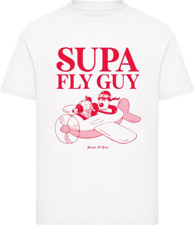 Produktbild Merchcode Kids Wallace and Gromit - Supa Fly Guy Basic T-Shirt - 198961 (110, 116)