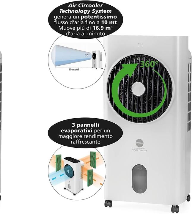 Produktbild Macom Enjoy & Relax 987 Power Cyclone Verdunstungskühler (26 m²)