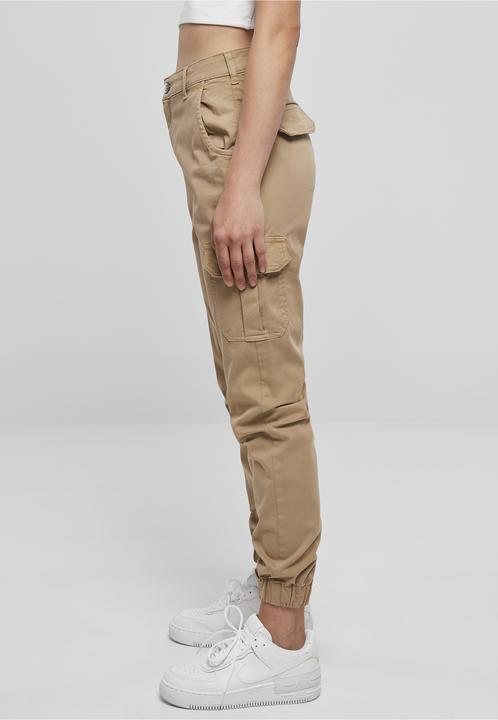 Actual product image Urban Classics Ladies High Waist Cargo Pants (34, S)