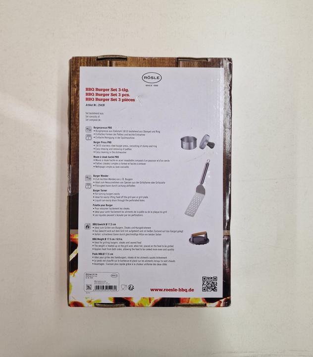 Actual product image Rösle BBQ Burger Set