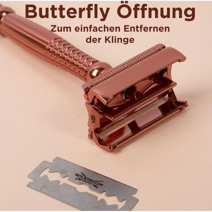 Produktbild Wilkinson Intuition Double Edge Rose Gold replacement razor blades (Blades) 15 pcs (15x)