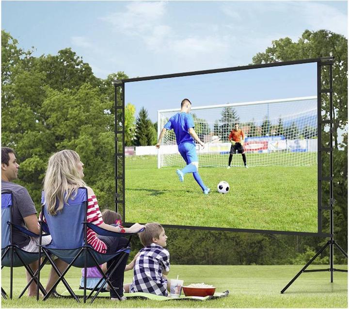 Actual product image SpeaKa Professional SP-PST-314 Stativleinwand Bildformat: 16:9 (150", 16:9)