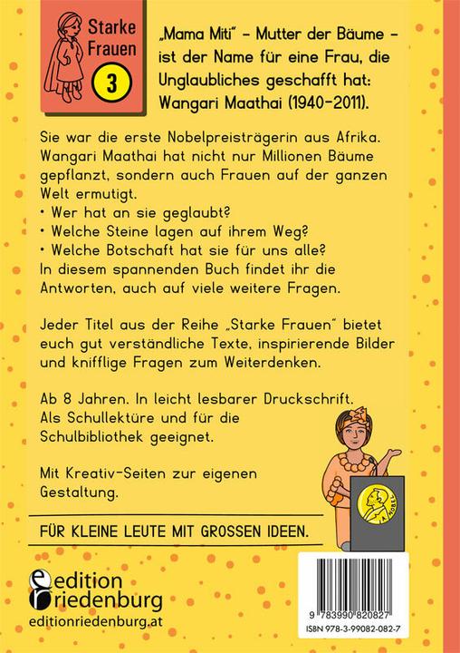 Image du produit Wangari Maathai - Die Mutter der Bäume (Allemand, Bettina Springer-Ferazin, Heike Clutter, Julia Christof, 2022)