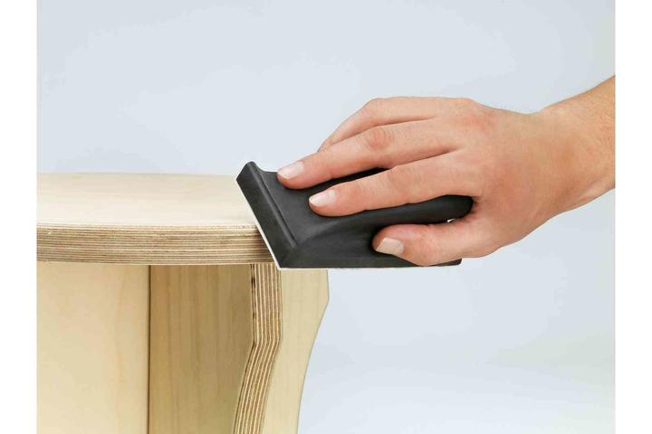 Actual product image Festool Grinding block HSK 80x133 H (P80)