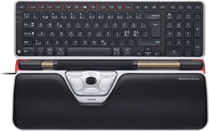 Actual product image Contour RollerMouse Red Plus + Balance Keyboard PN, Wired (Cable)