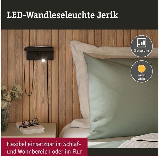 Produktbild Paulmann Wandleseleuchte Jerik (225 lm)