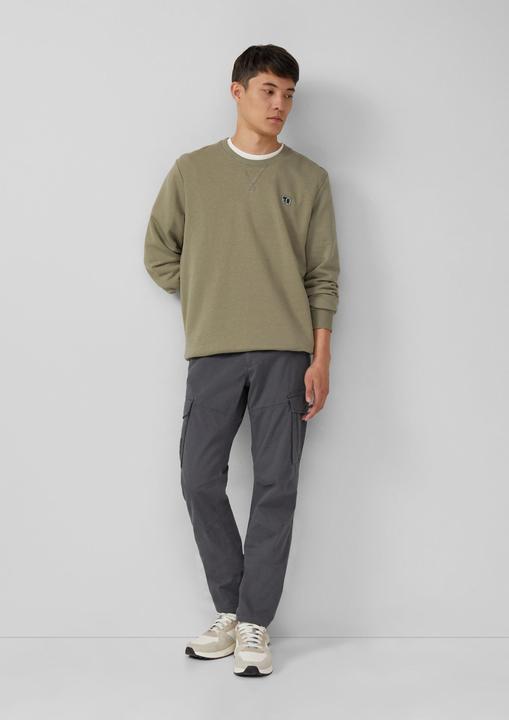 Produktbild s.Oliver Sweatshirt Sweatshirt aus Baumwollmix mit Crew Neck (L)