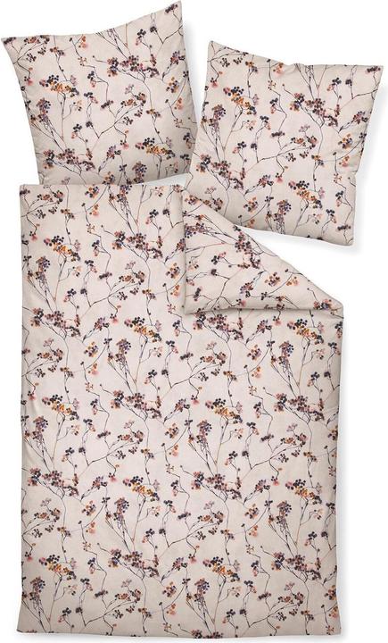 Produktbild Janine Feinbiber Bettwäsche Davos 65154 lila weinbeere