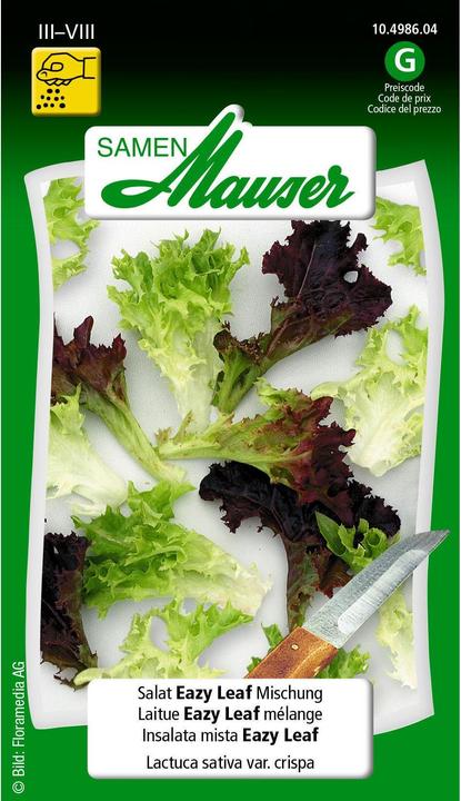 Samen Mauser Eazy leaf Mischung (Gemüsesamen)