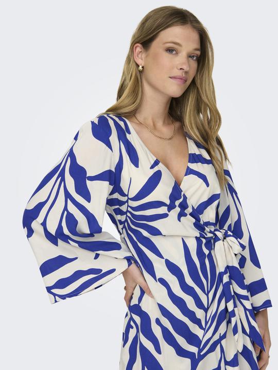 Image du produit JdY Coupe normale Col en V Volume des manches Robe midi (S)