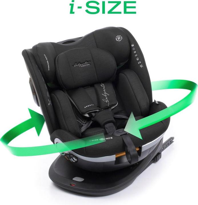 Produktbild Babyauto Xperta i-Size autostoel - 360 met isofix - Zwart (Reboarder, ECE R129/i-Size Norm)