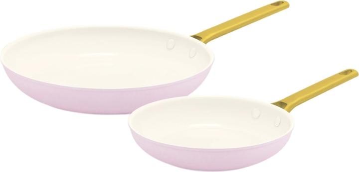 Actual product image Greenpan Padova Blush Pink 2-delige pannenset (20+26) (26 cm, Saucepan, Aluminium)