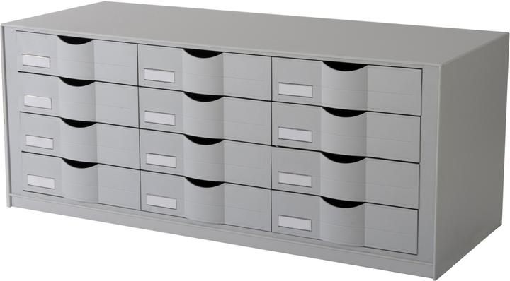 Paperflow Sorting station 9H444L2.02 85,7x32,9x34,2cm 12compartments grey (A4)