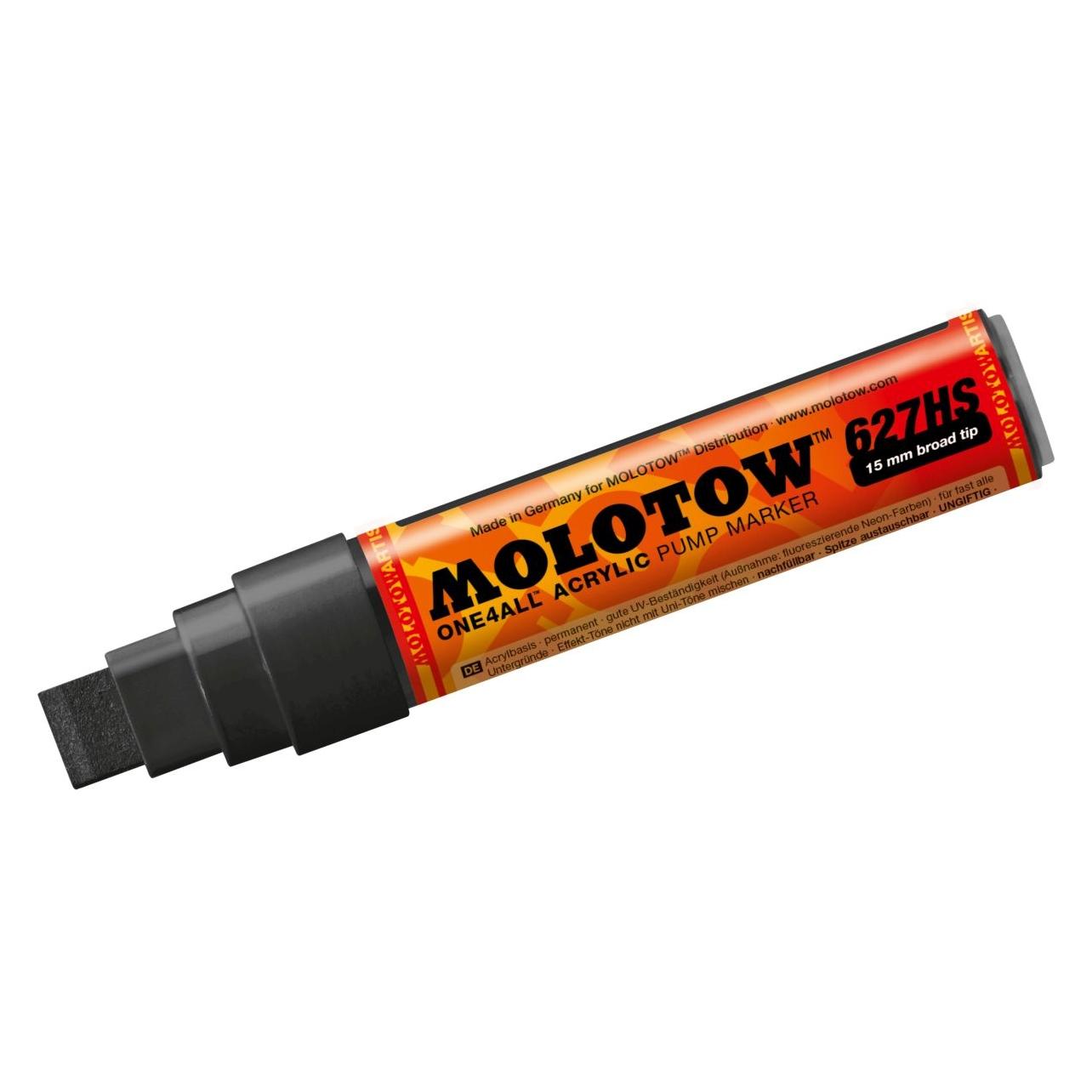 Molotow Permanentmarker One4All 627 Hs Nachfüllbar 15mm Signalschwarz