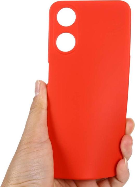 Image du produit Cover-Discount OPPO A58 5G / A78 5G - Housse en caoutchouc silicone rouge (Oppo A78 5G)