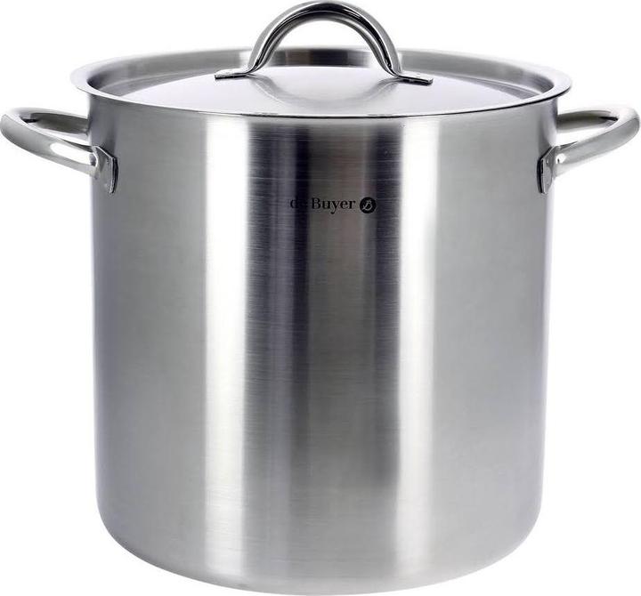 Actual product image de Buyer PRIM'APPETY Soup pot Ø20cm, induction (Pot, Stainless steel, 20 x 20.40 cm)