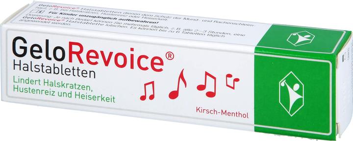 Produktbild GeloRevoice Halstabletten Kirsch-Menthol, 20 St. Tabletten (20 Stück)