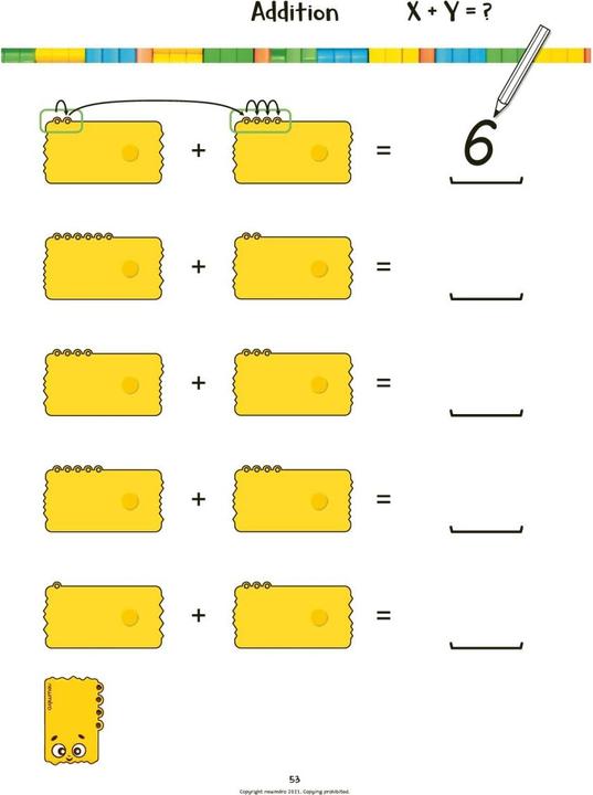 Image du produit Newmero Workbook for children 3 - 6 years old (Anglais)