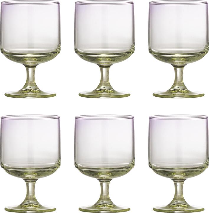 Bloomingville - Luciana Drinking Glass - Purple (0.30 l, 4x)