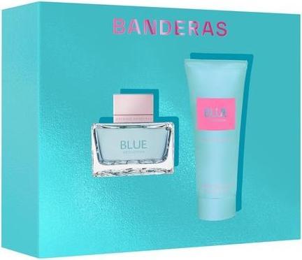 Immagine prodotto Antonio Banderas Profumi Blue Seduction Donna Set regalo EDT 50ml + Lozione corpo 75ml - Floreale Acquatico (Set profumo)