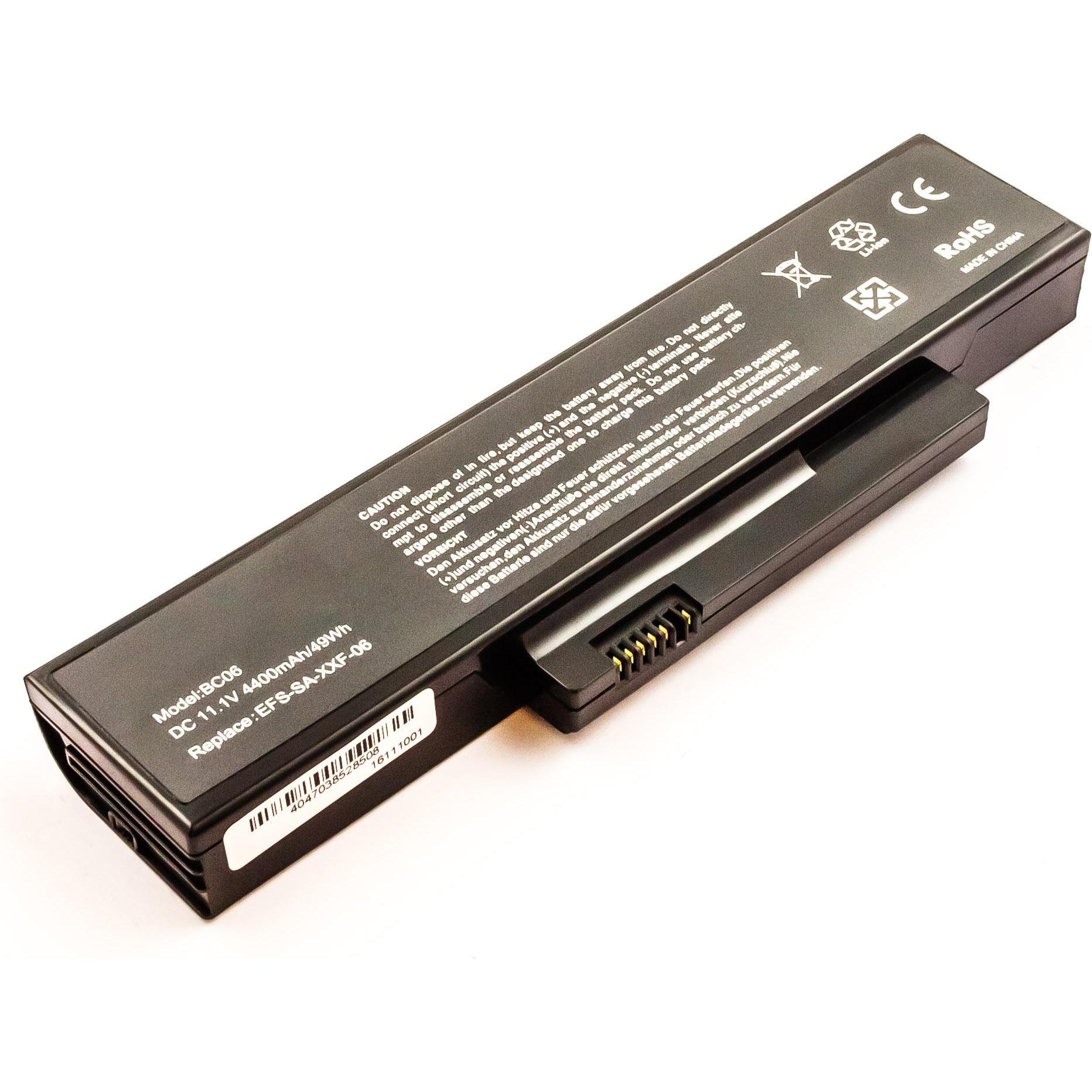 AGI 11.1V - 4400 mAh - Li-Ion - Akku (4400 mAh), Notebook Akku, Schwarz
