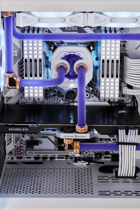 Produktbild Corsair CX-9059005-WW Computer Kühlkomponente Universal Kühlmittelrohr 3 Stück(e) Transparent (1 m, Kunststoff)