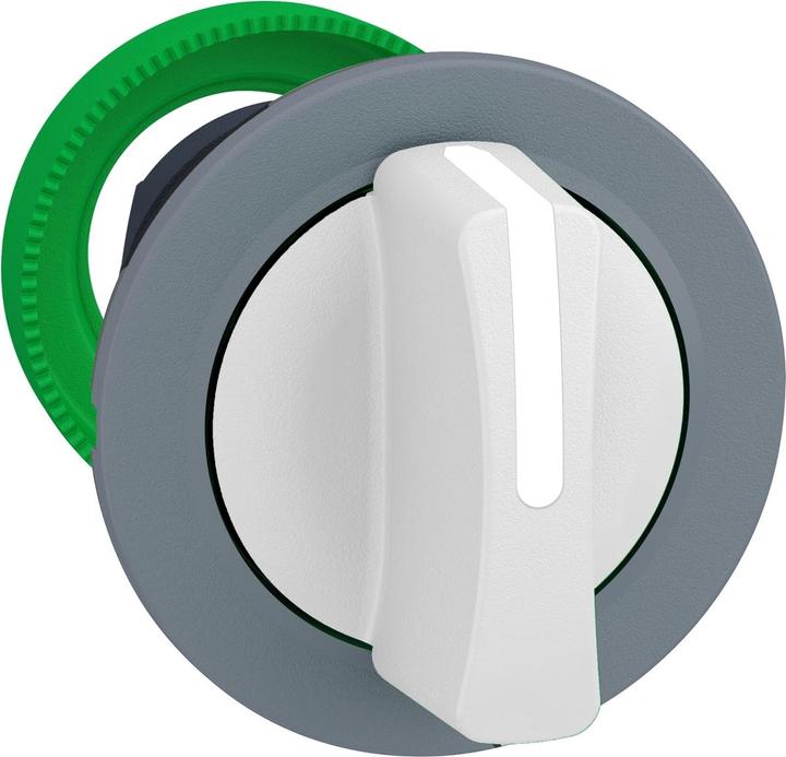 Actual product image Schneider Electric Selector switch, front, plastic, 3- ZB5FD501C0