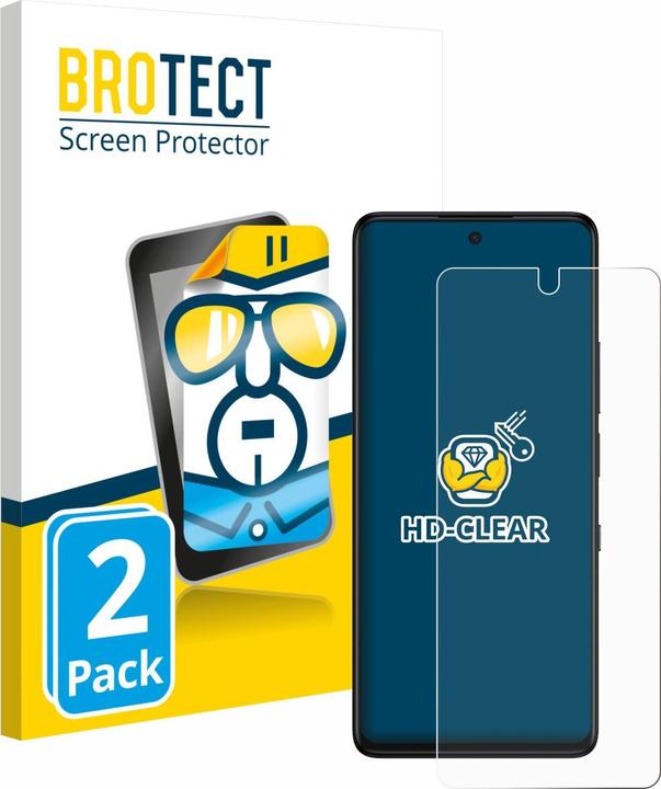 Actual product image BROTECT Screen Protector Clear (2 Piece, Realme Narzo 50 Pro 5G)