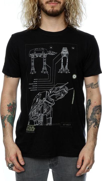 Immagine prodotto Star Wars Rogue One AT-ACT Maglietta Uomo (S)