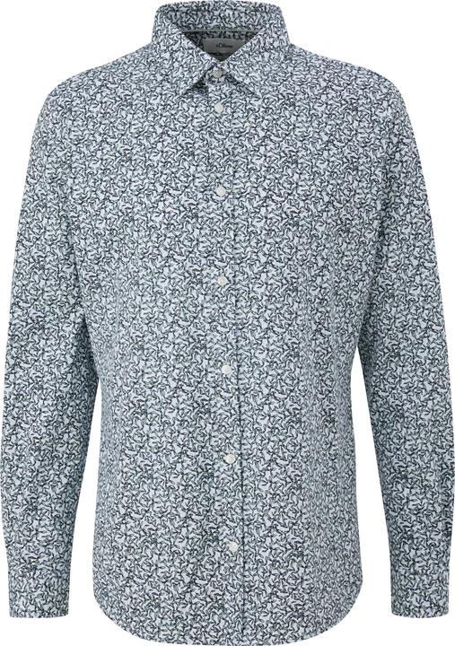 Produktbild s.Oliver Hemd Jerseyhemd mit All-over-Print (40)