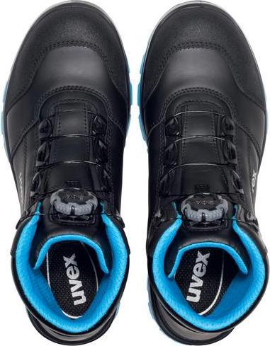 Actual product image Uvex Safety 2 xenovaÂ® boots S3 95693 black, blue width 12 size 42 (S3, 42)