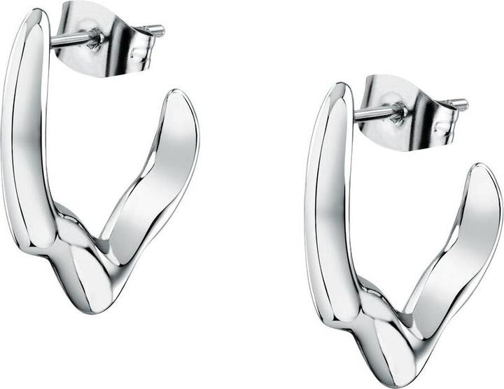Immagine prodotto Trussardi Orecchini a cerchio in acciaio T-Design TJAXA06