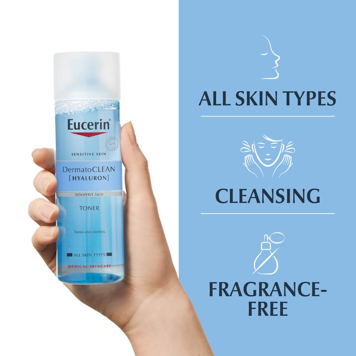 Actual product image Eucerin Dermatoclean Clarifying Lotion 200ml (Face toner, 200 ml)