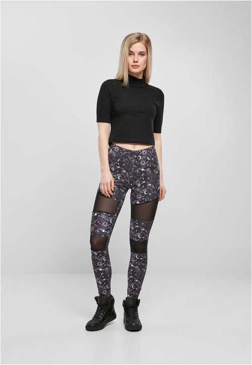 Actual product image Urban Classics Ladies Tech Mesh AOP Leggings (XL)