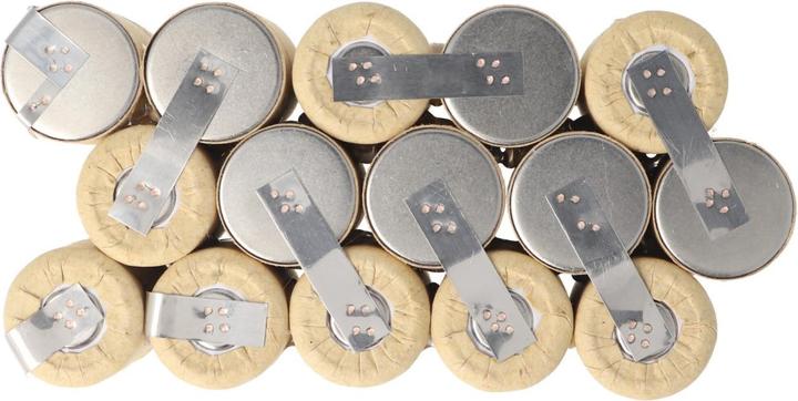 Immagine prodotto AccuCell Batteria per utensili senza alloggiamento per l'auto-installazione (15 pz., 2000 mAh, Accumulatore di carica elettrica)