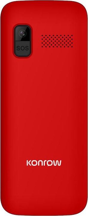 Productafbeelding Konrow Senior 280 Next 4G (2.8" - Dual Sim - Met Oplaadstation) Rood
