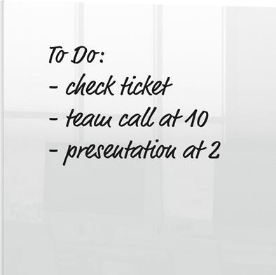 Productafbeelding Nobo Acryl notitiebord 45 cm x 45 cm, Transparant (45 x 45 cm)